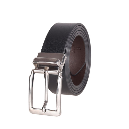 PAKA® Men’s Reversible Top Grain Genuine Leather Dress Belt – Black & Brown