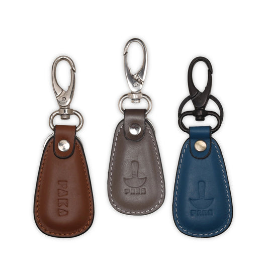 PAKA Genuine Leather Keychain Bell shaped PAKA leathers