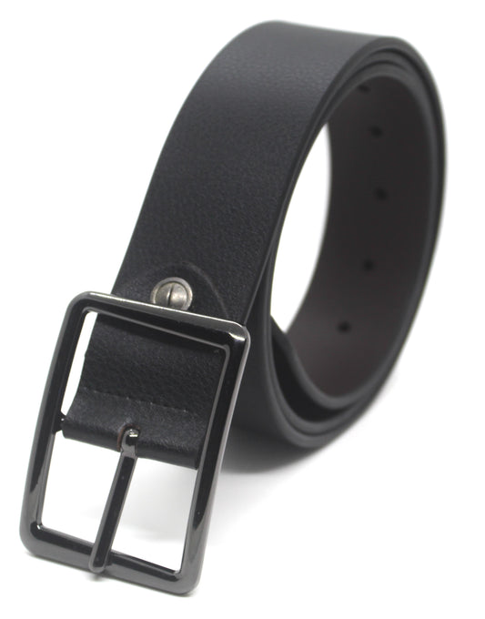 PAKA® Men’s Genuine Leather Belt – Black (Formal & Casual)