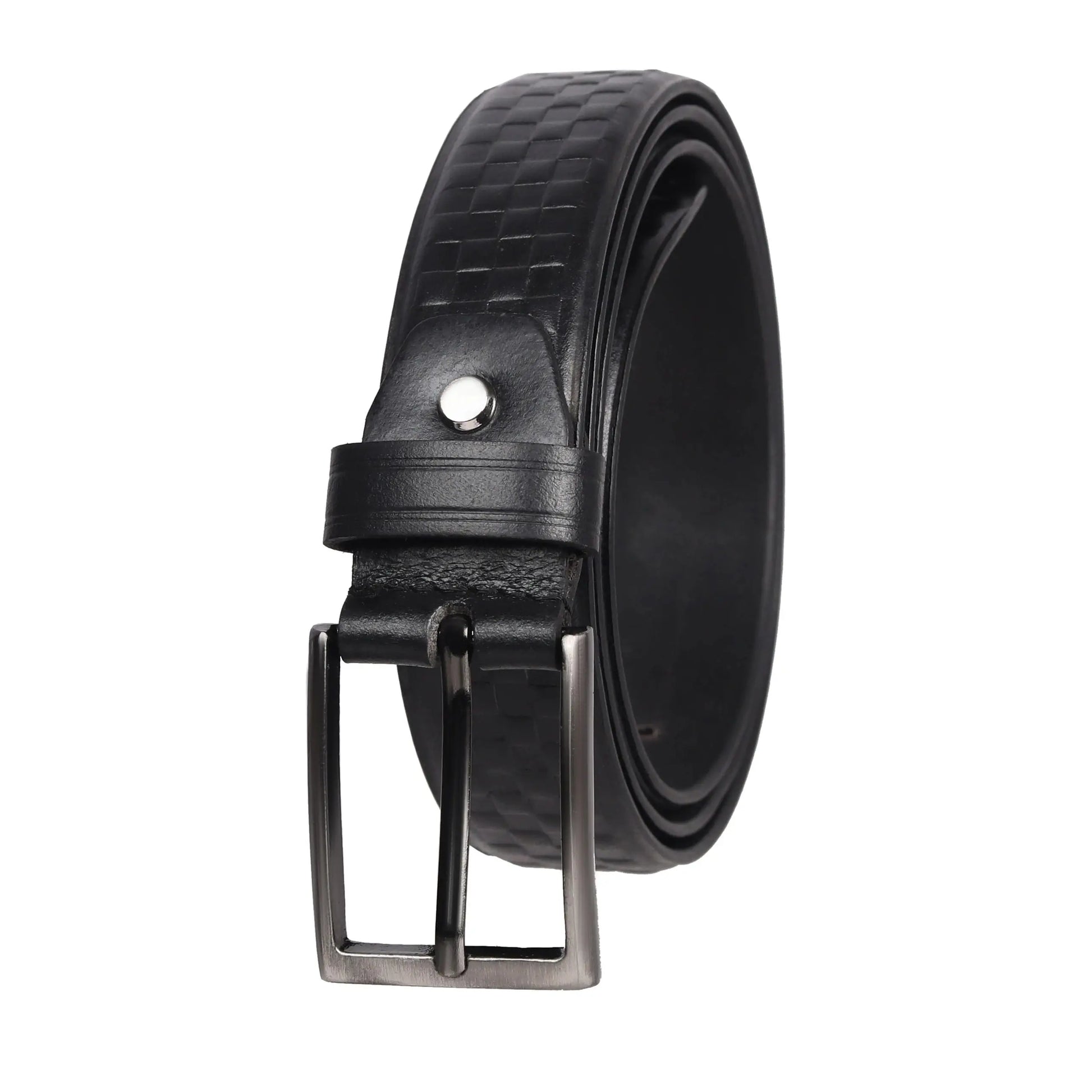 PAKA Men's Braided Genuine Leather Belt - Premium Embossed Design, Multiple Colors & Sizes PAKA