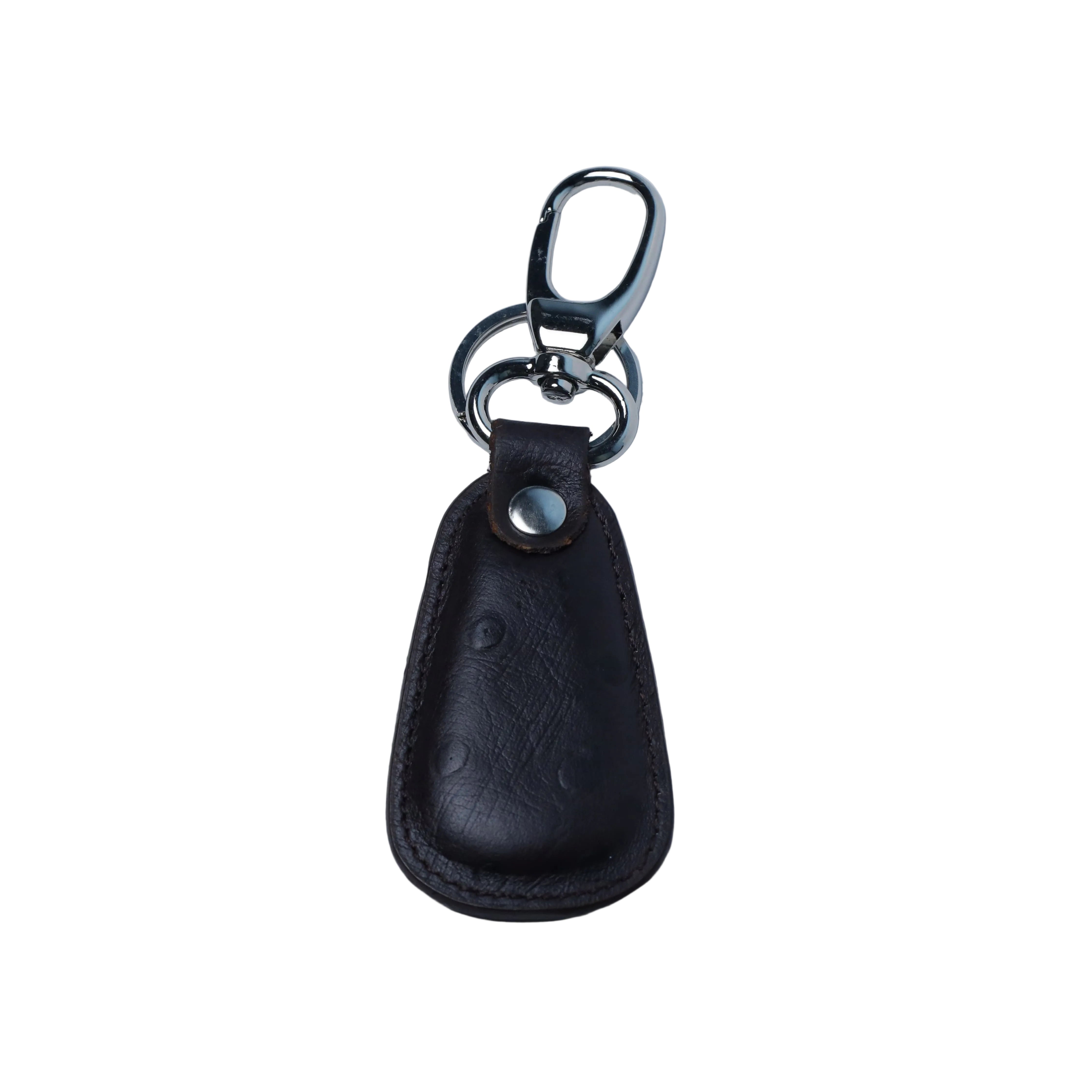Premium Python Texture Leather Key Chain with Swivel Clip | Paka