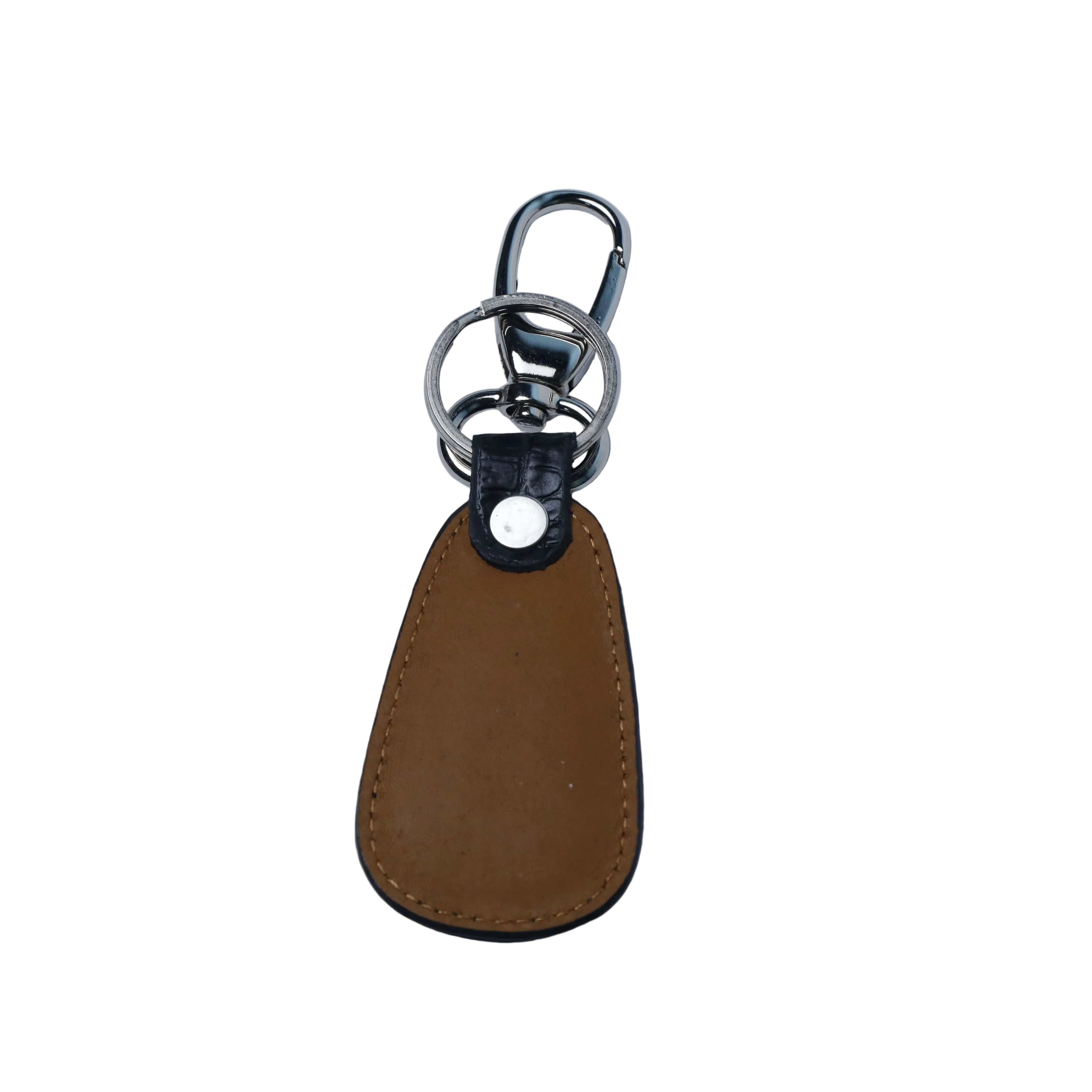 Premium Genuine Leather Key Chain with Metal Clip | Paka Leather