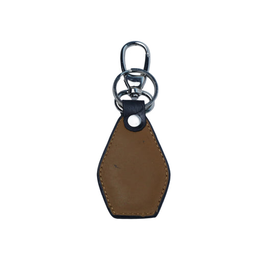 Premium Genuine Leather Key Chains – Classic Teardrop Design with Metal Hook | PAKA Leather