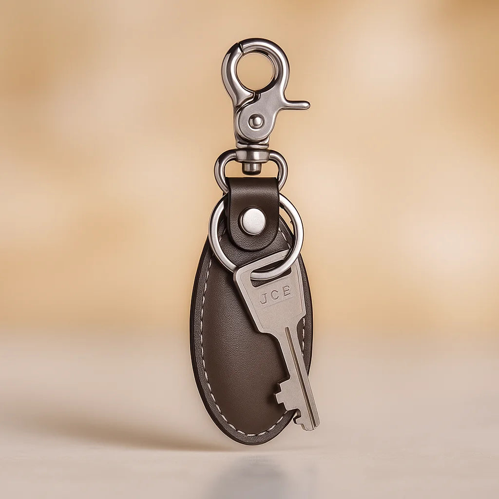 PAKA Genuine Leather Keychain Bell shaped PAKA leathers